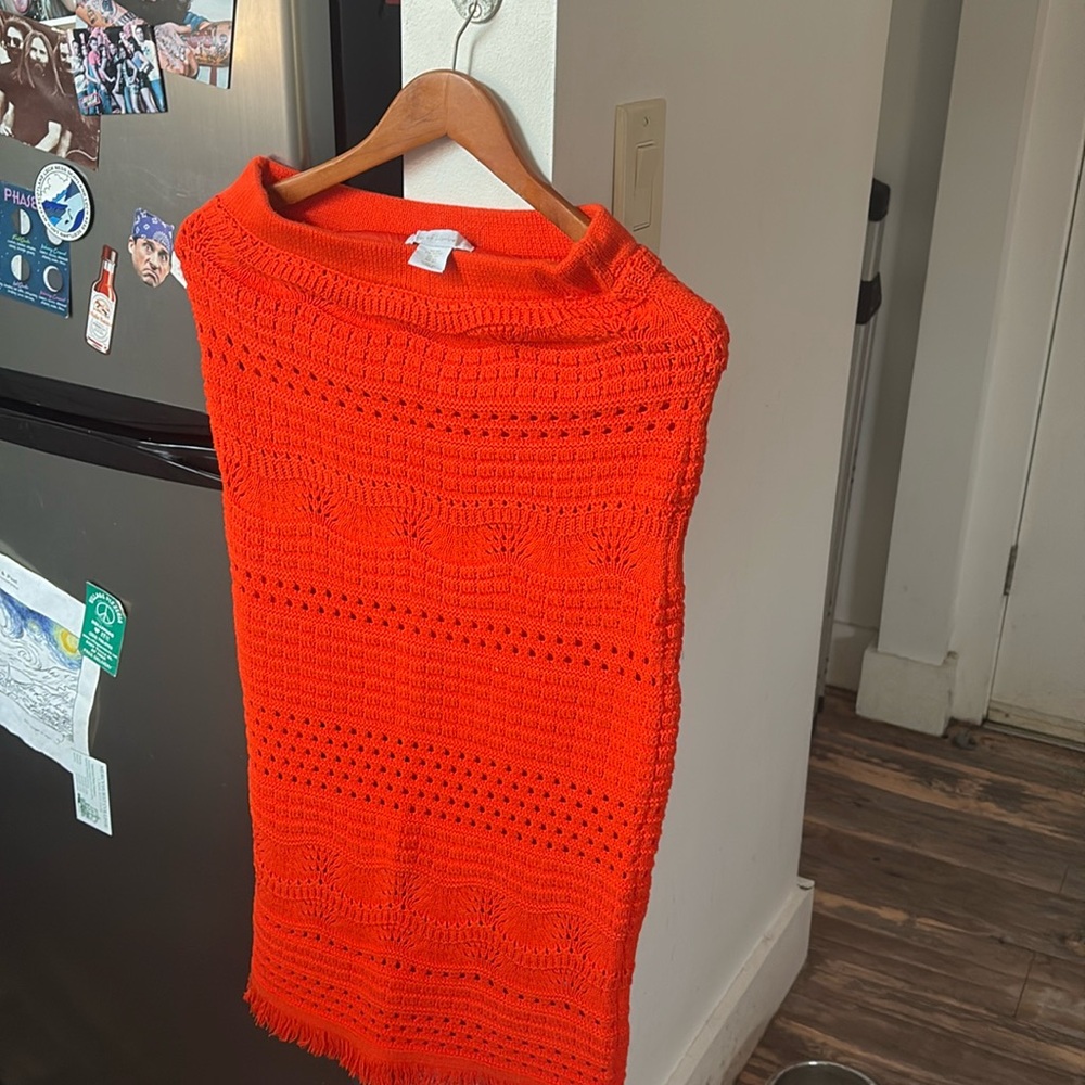 House of Harlow 1960 Bright Orange Knit Skirt